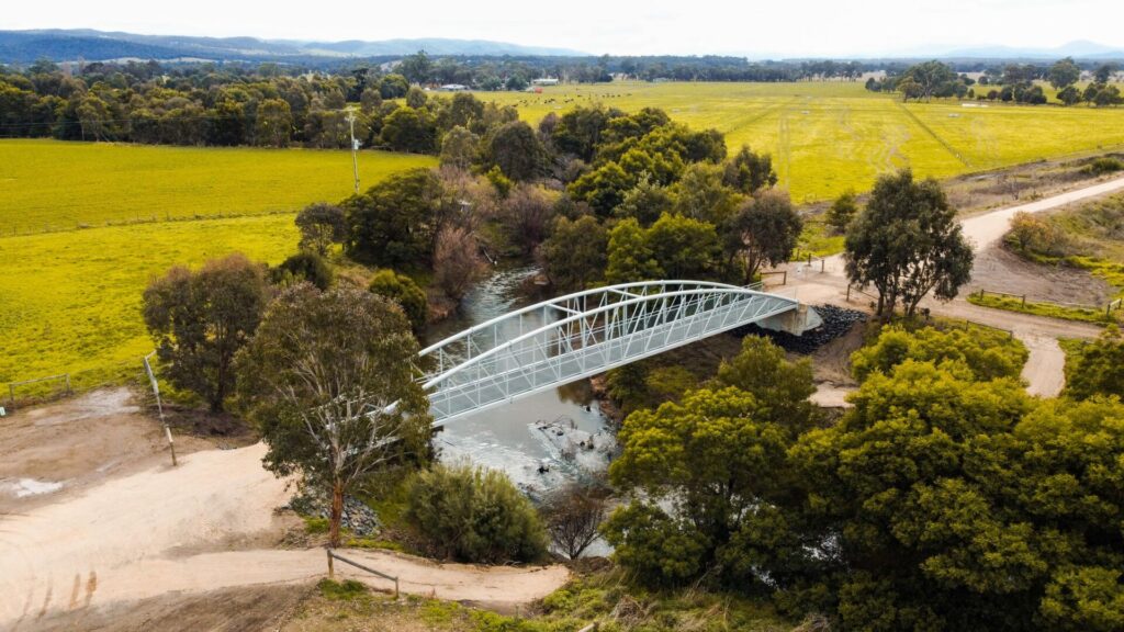 Revegetation work on Gippsland Plains Rail Trail