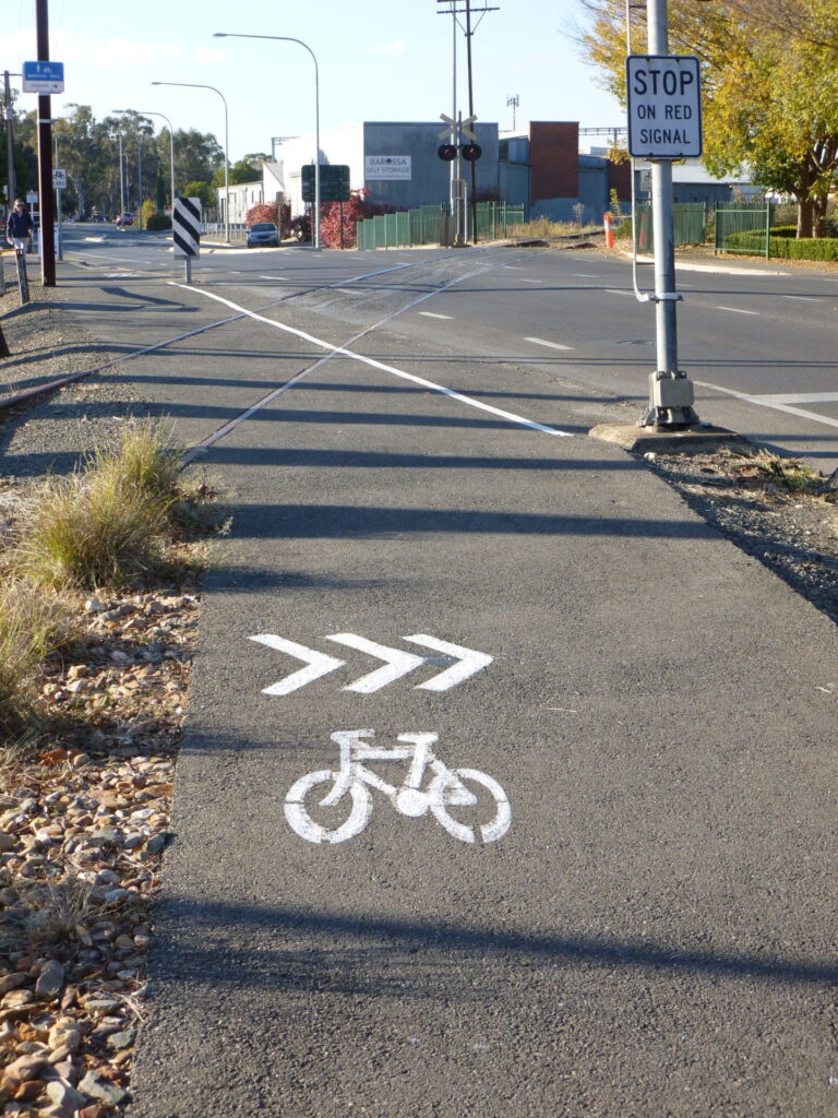 Directional markings upgrade for Barossa Rail Trail