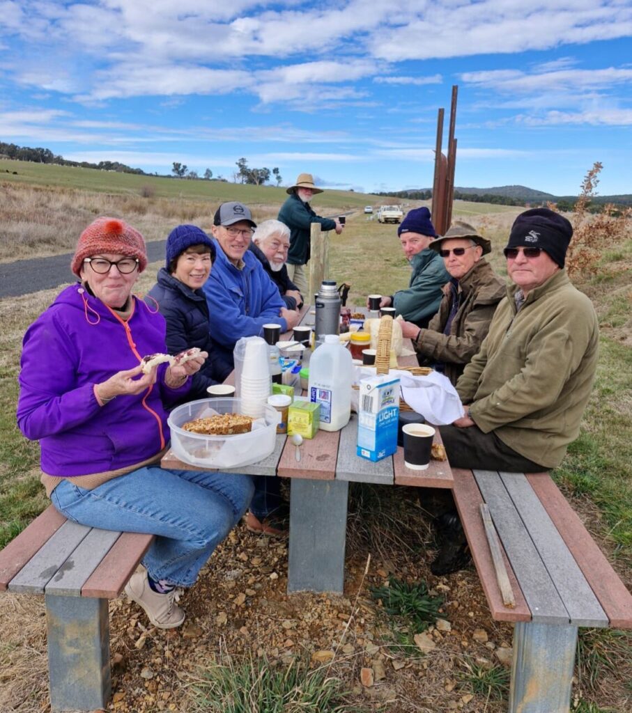 RHRT supporters - tree planting at Glenroy station site