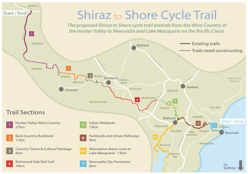 Shiraz to Shore – The Hunter’s Cycle Tourism Opportunity