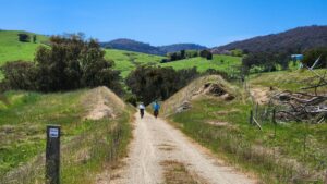 There is 28km of climbing from Bullioh up to Shelley, easy going down! [2024]