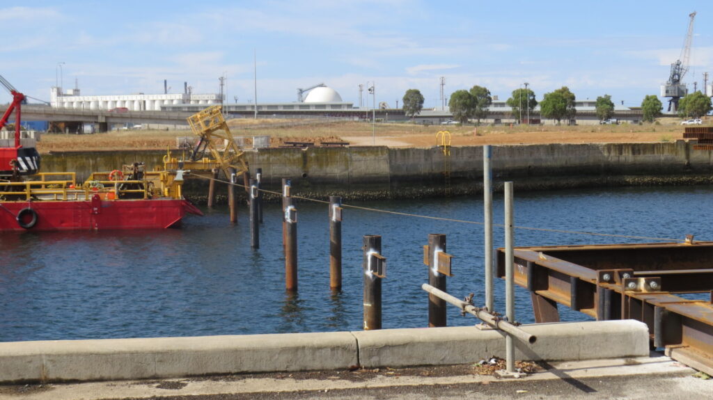 Port bridge underway